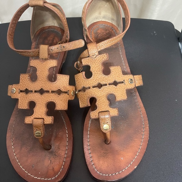 tory burch sandals, - Picture 4 of 5